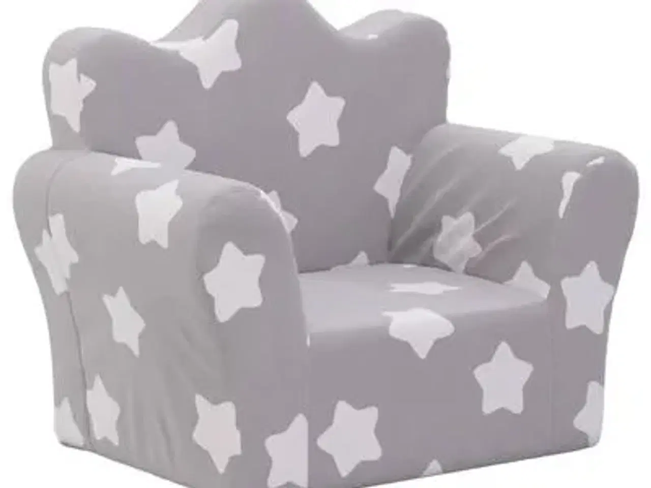 Billede 1 - vidaXL sofa til børn stjernemønster blødt plys lys