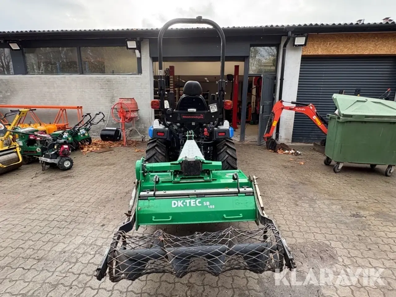 Billede 4 - Minitraktor Solis H26 hst med stennedlægningsfræser