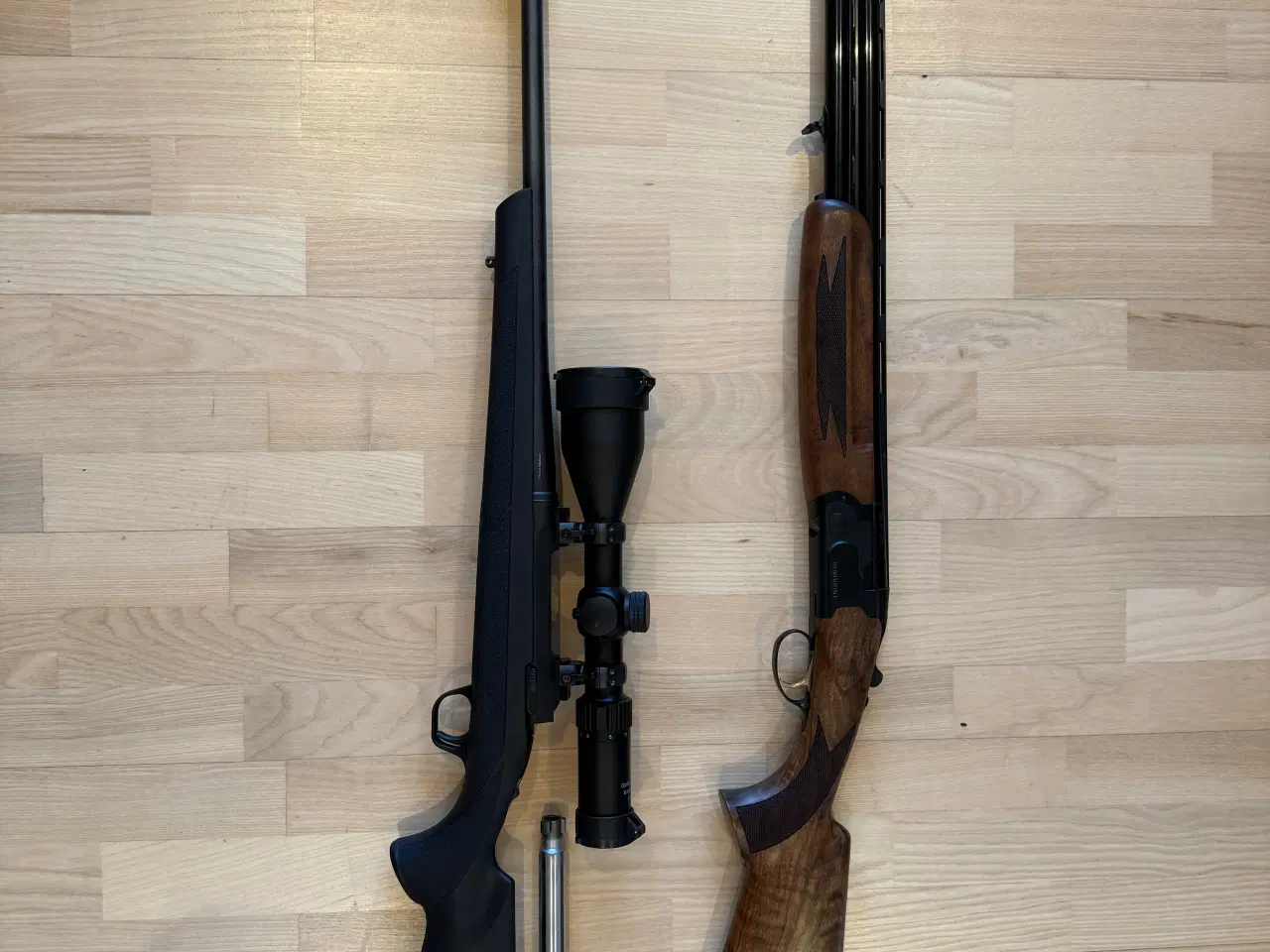 Billede 1 - Komplet Jagt sæt med riffel / hagl gevær / skab 