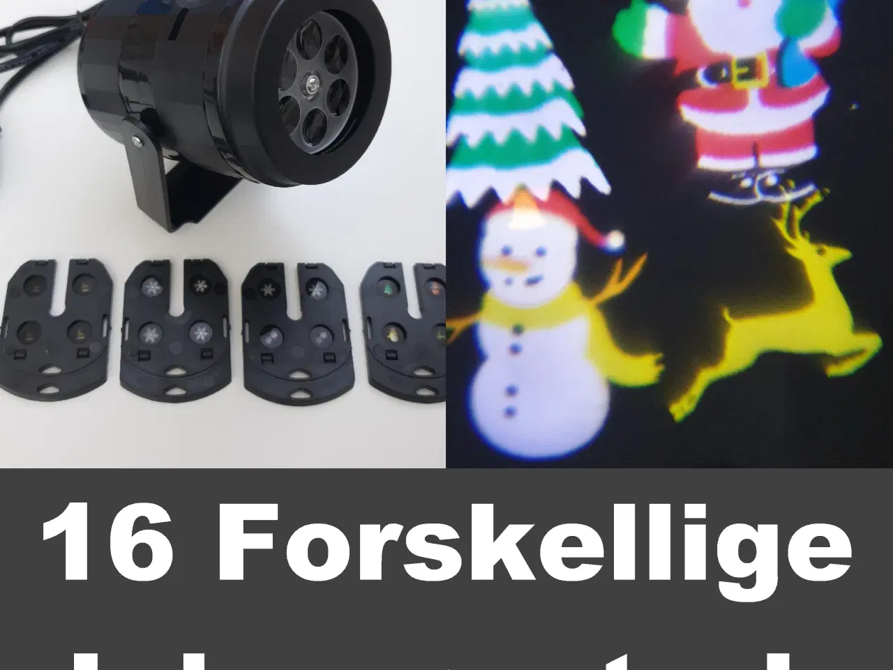 Billede 1 - NY! Jule Projektor - 16 Forskellige Mønstre
