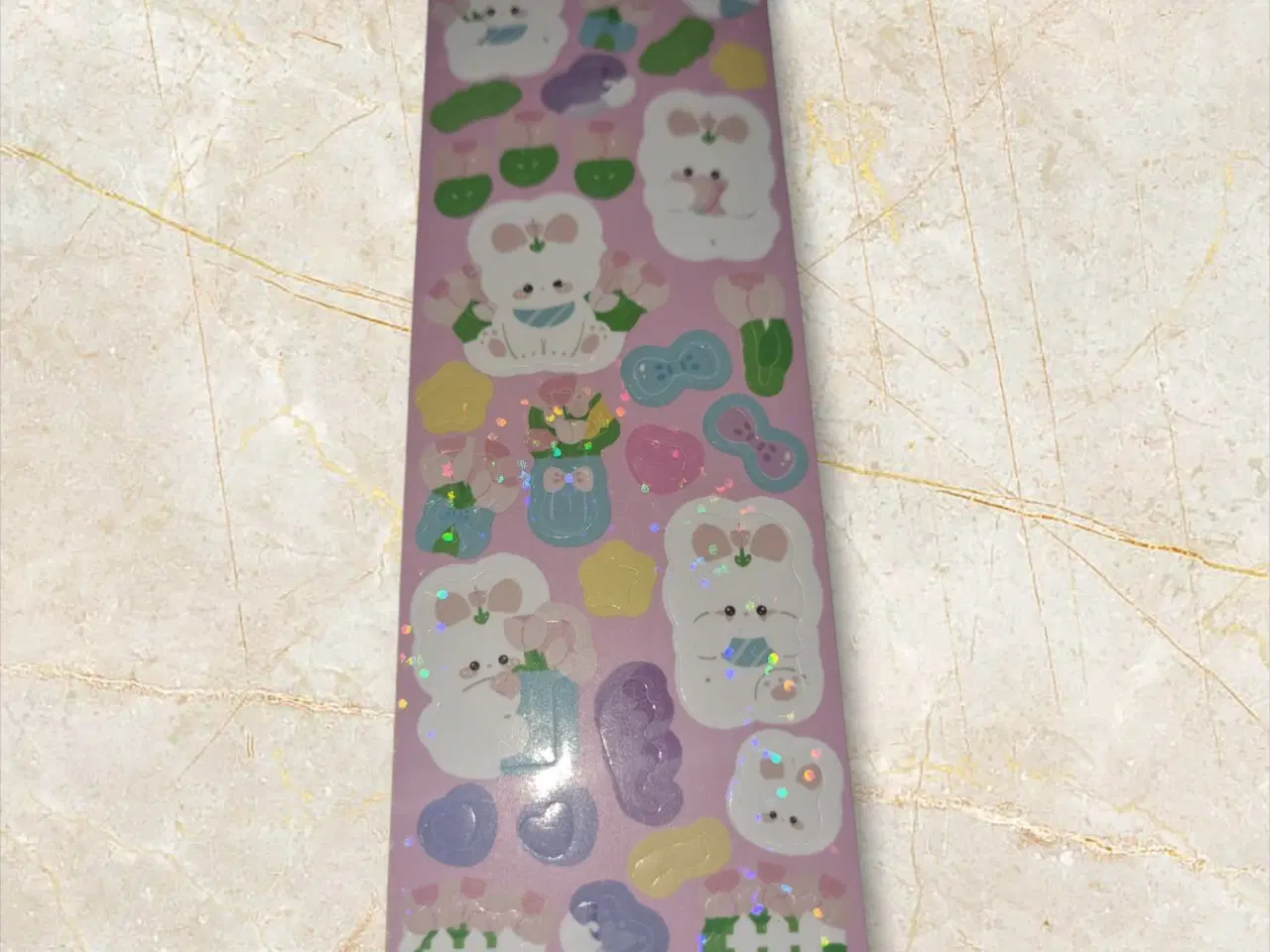 Billede 1 - Søde kaninklistermærker til kreative og farverige 