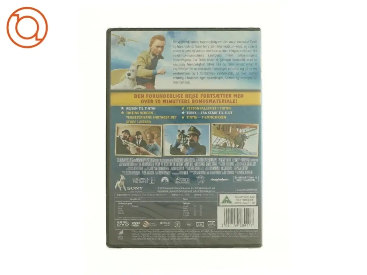 Billede 3 - Tintin - Enhjørningens Hemmelighed fra DVD