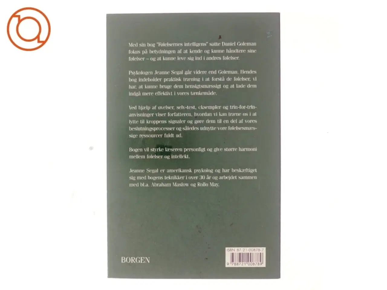 Billede 3 - Træn din følelsesmæssige intelligens : en praktisk vejledning af Jeanne Segal (Bog)