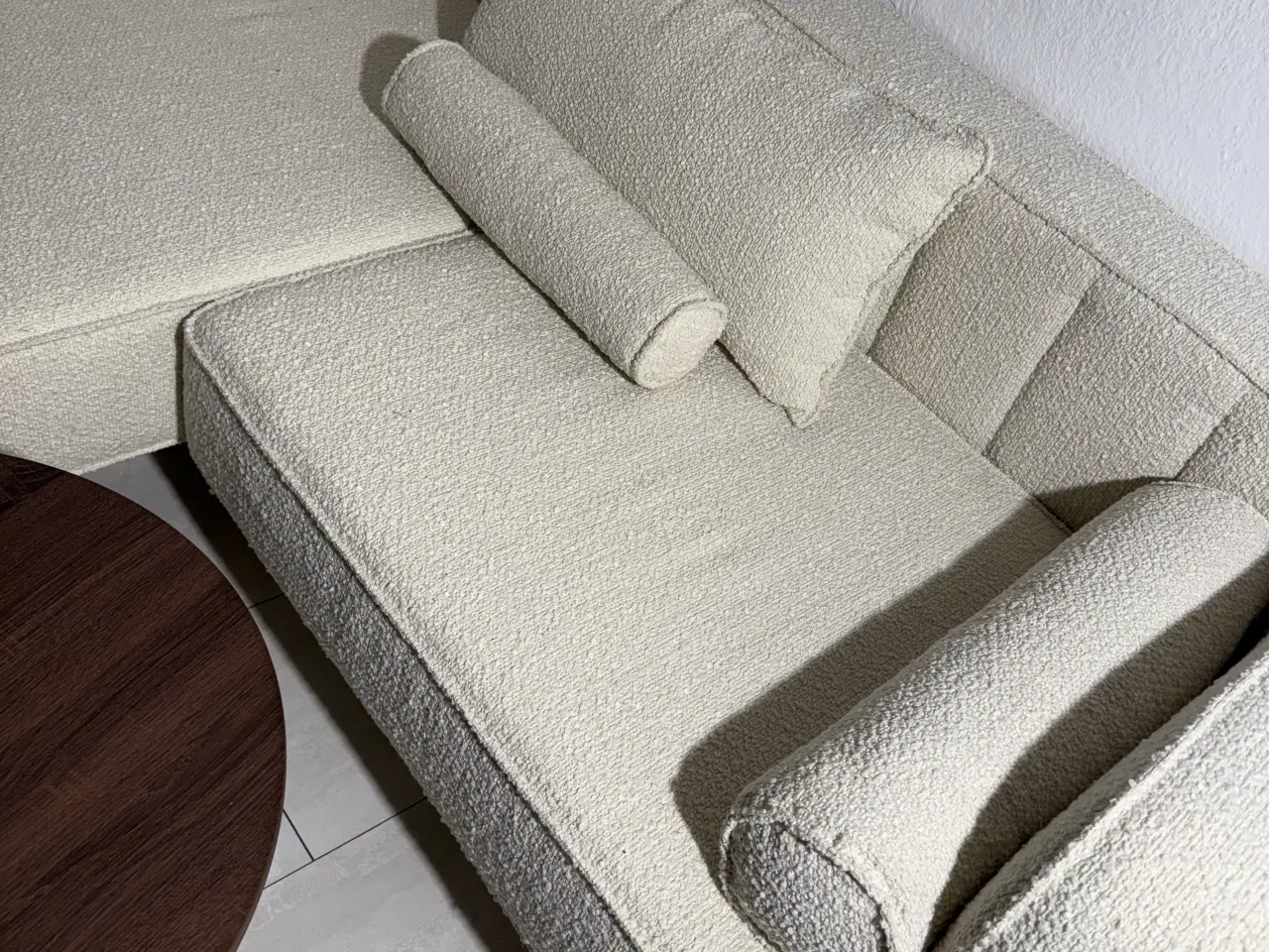 Billede 3 - Formel A MELLIZO bouclé sofa