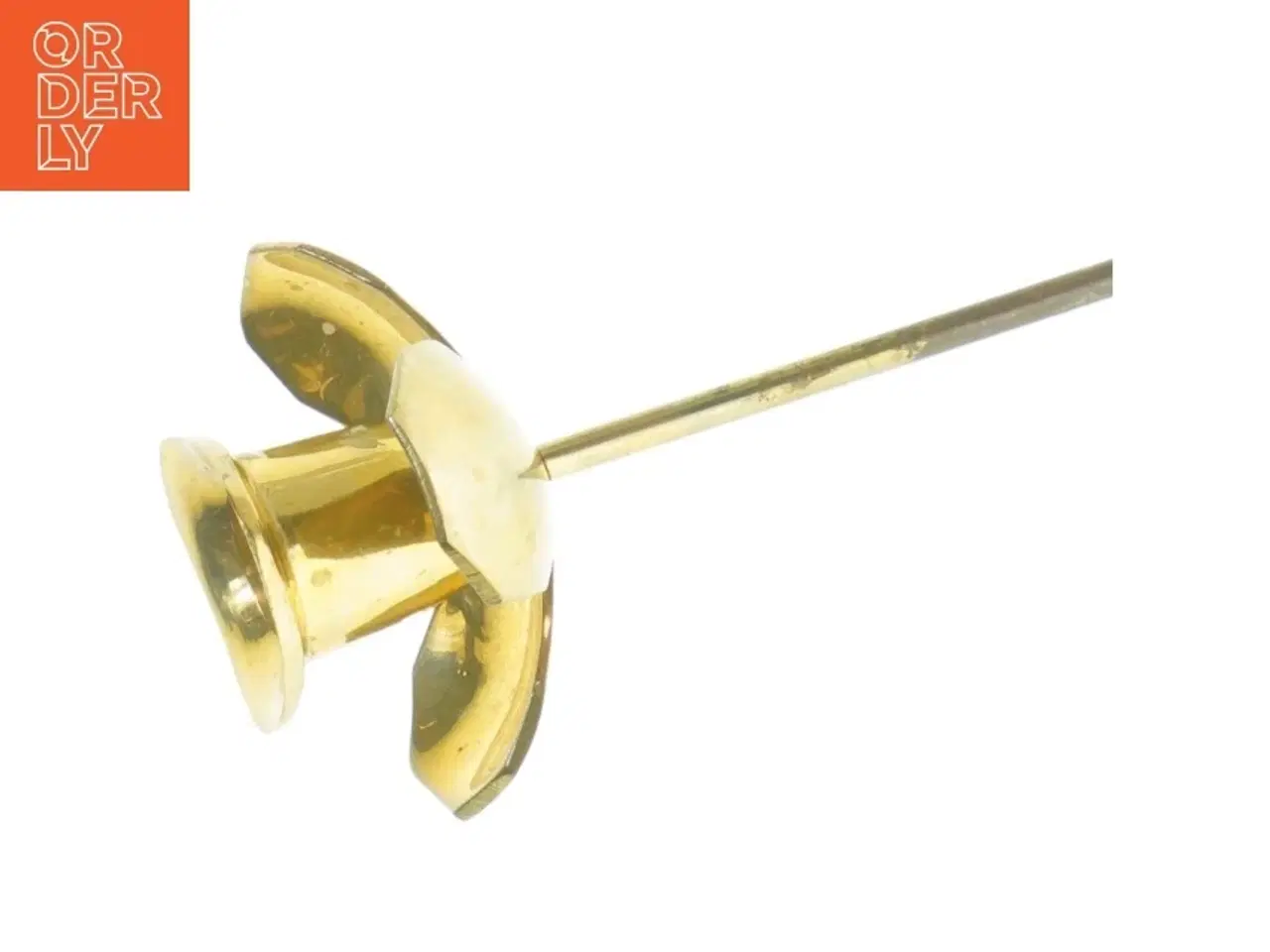Billede 3 - Messing lysestage (str. 12x7 cm)