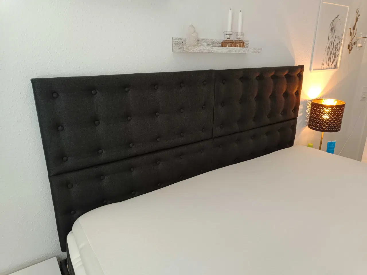 Billede 3 - Kontinental seng, helt som ny! 180x200