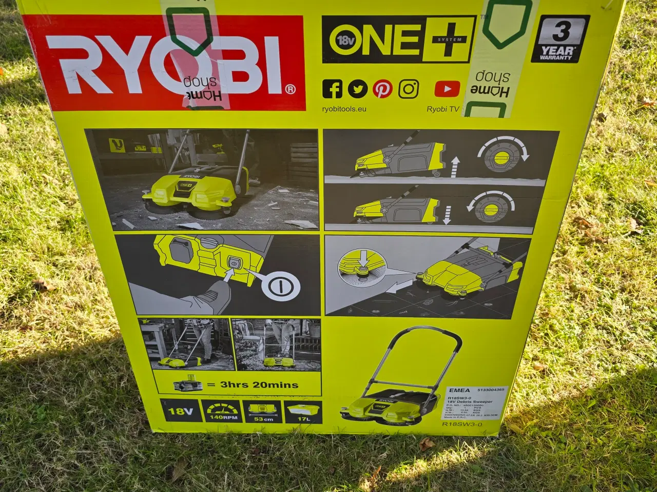 Billede 1 - Ryobi one+fejemaskine R18SW3-0