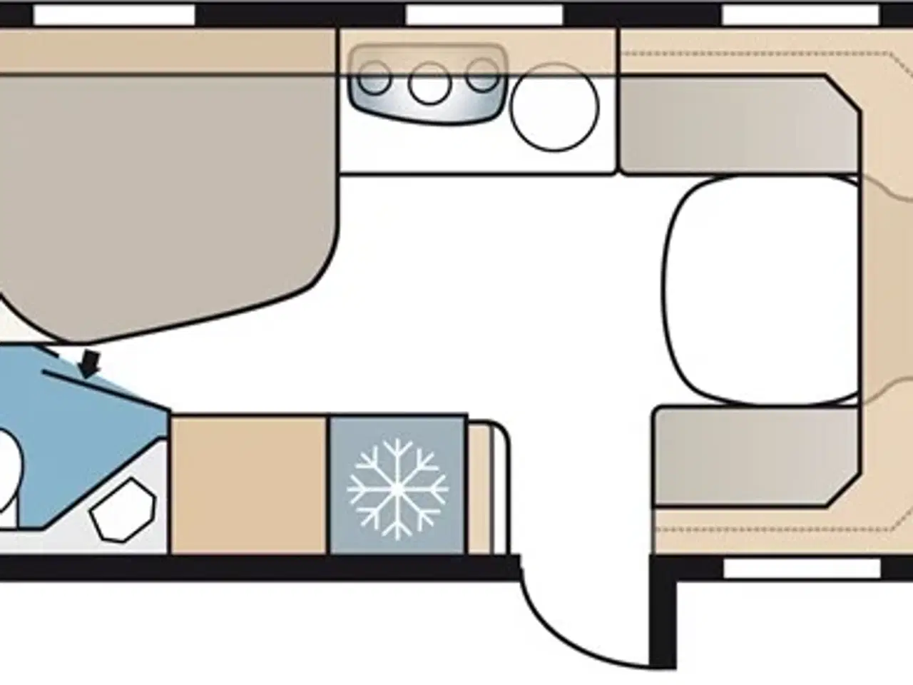 Billede 2 - Kabe Estate 520 XL KS -  SPAR 80.077 NU 322.222 Incl. mover