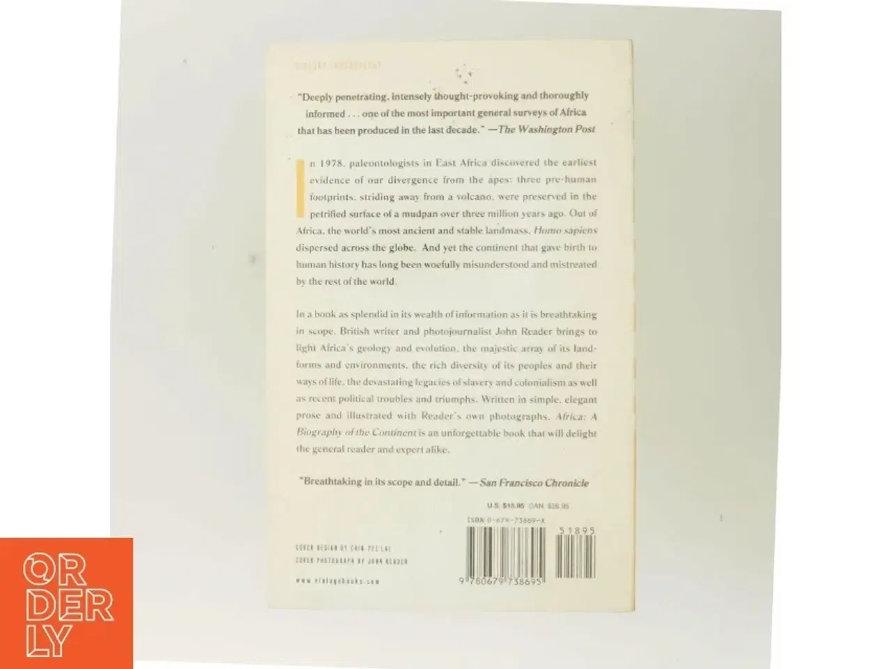 Billede 3 - Africa : a biography of the continent af John Reader (Bog)