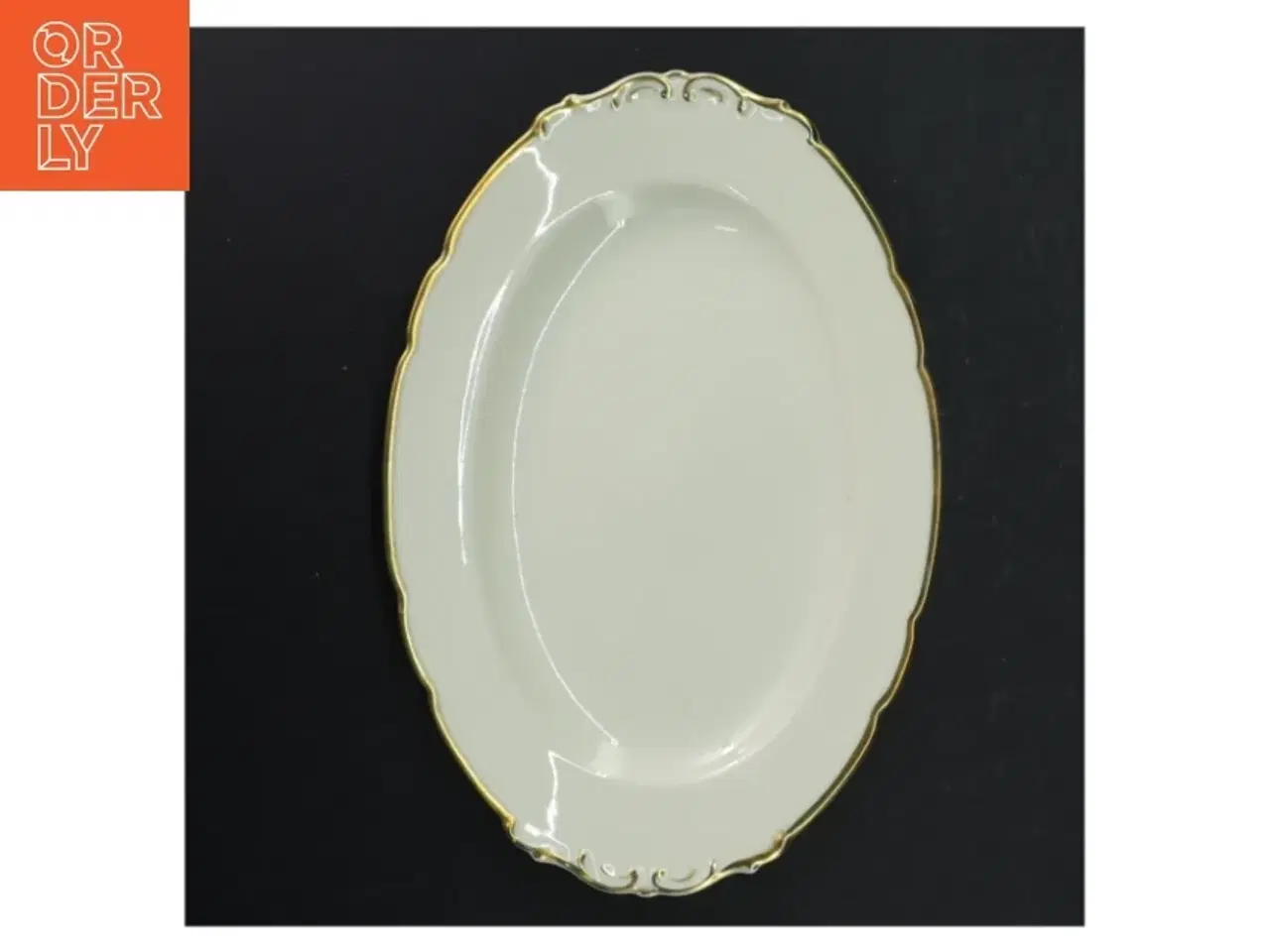 Billede 2 - Porcelæns fade fra KPM (str. 24,5 x 17 cm)