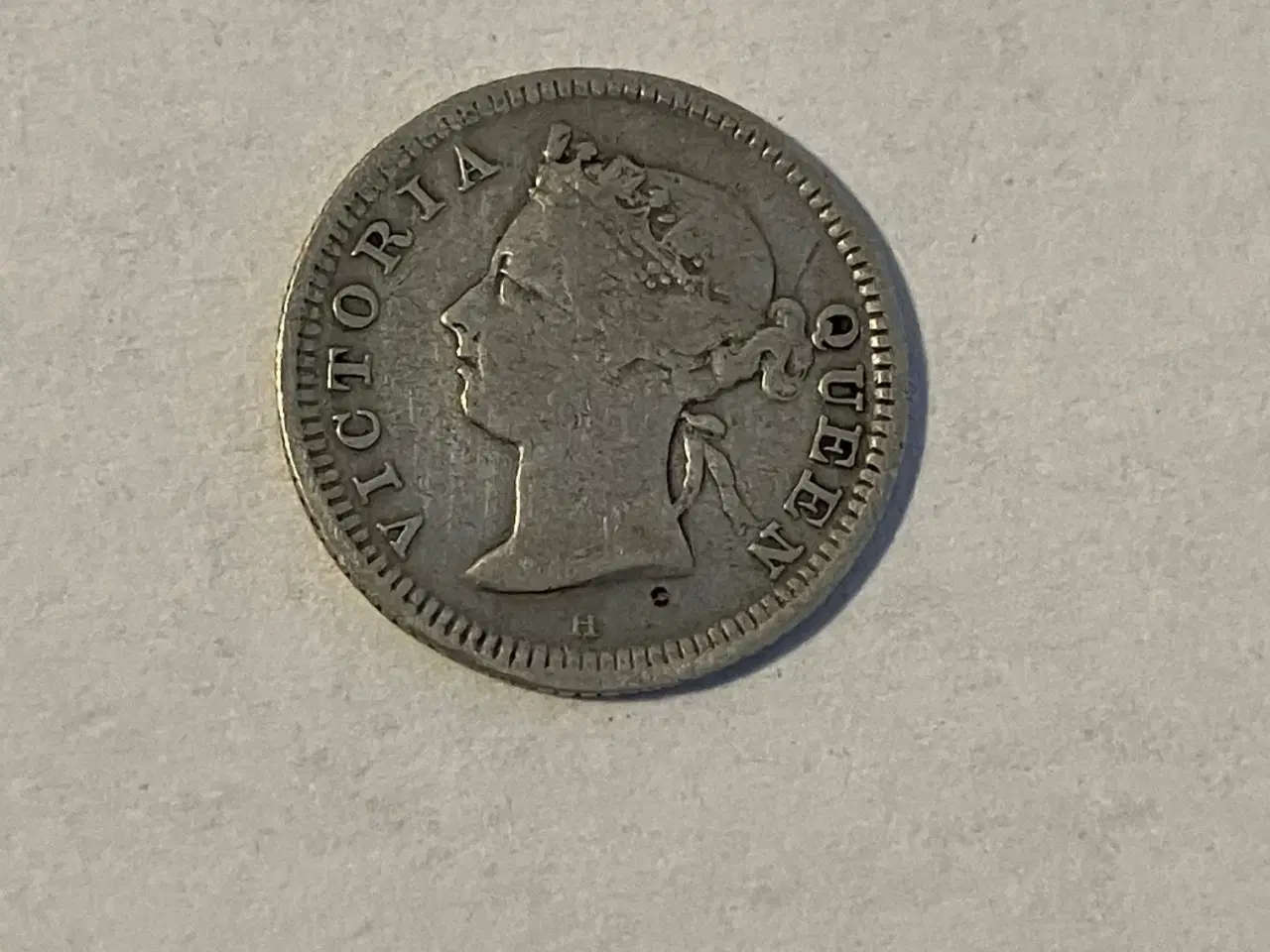 Billede 2 - Five Cents 1889 Hong Kong - Renset