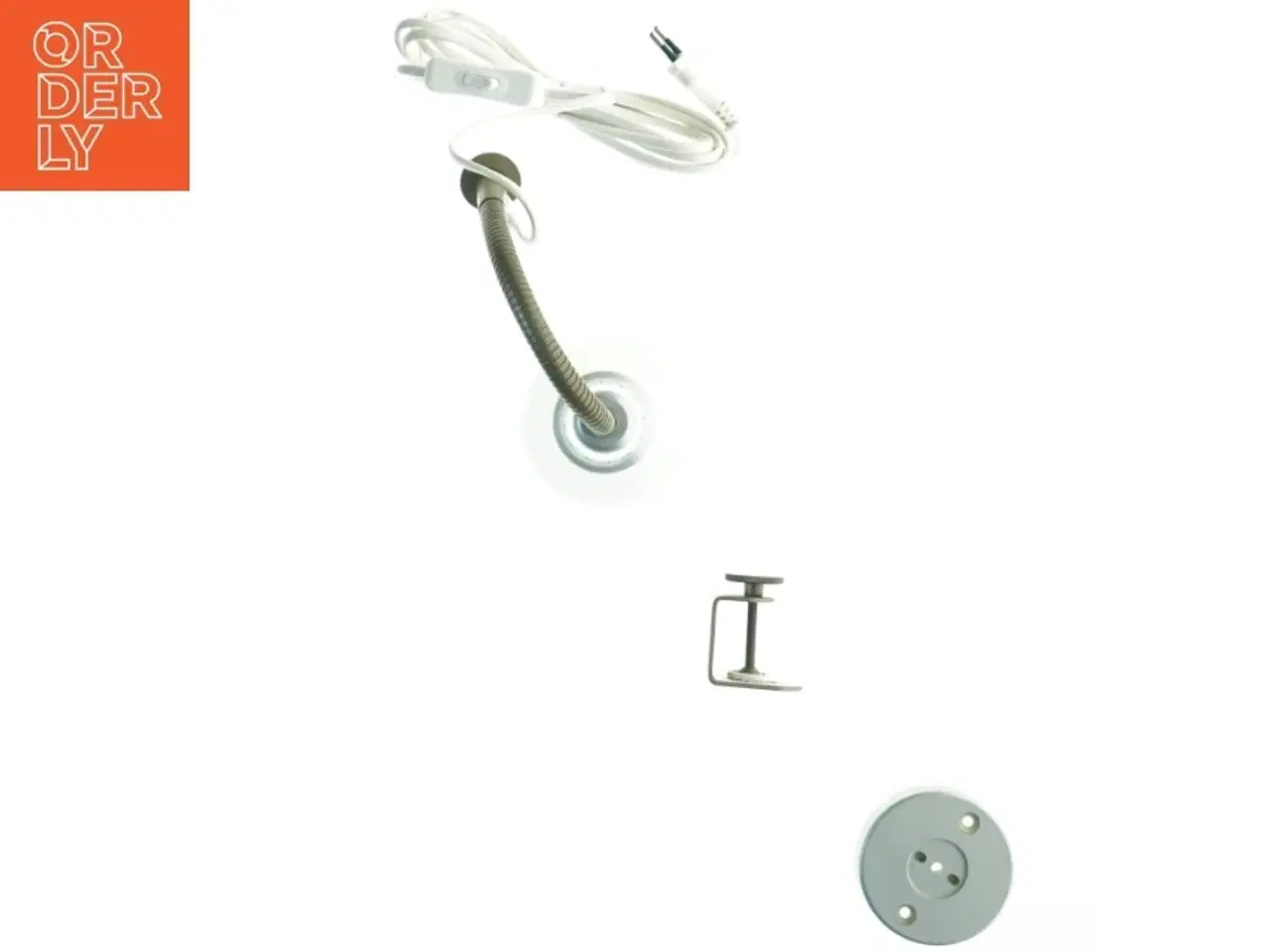 Billede 3 - Skrivebordslampe med klemme (str. 23 x 9 cm)