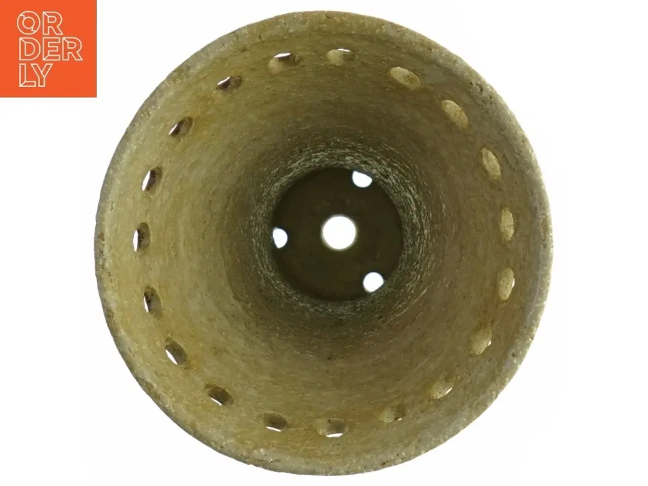 Billede 3 - Keramik Lampe skærm med lys huller (str. 15 x 19 cm)