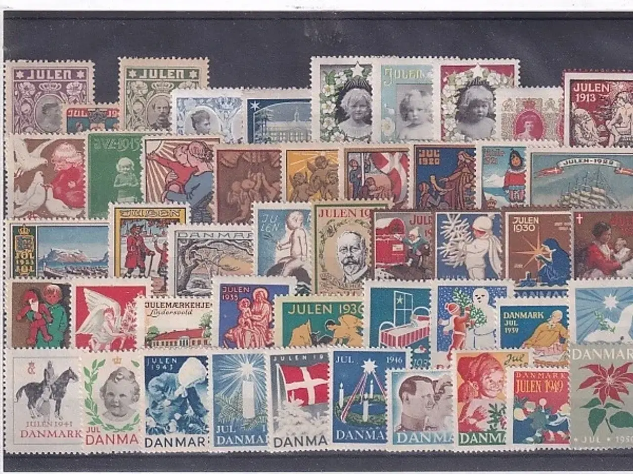 Billede 1 - Danmark Enkeltmærker 1904 - 1950 - Postfrisk