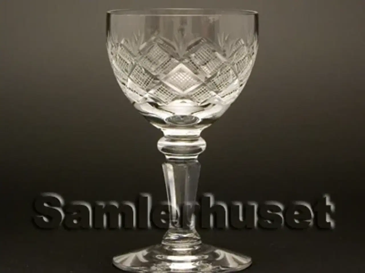 Billede 1 - Christiansborg Portvinsglas. H:100 mm.