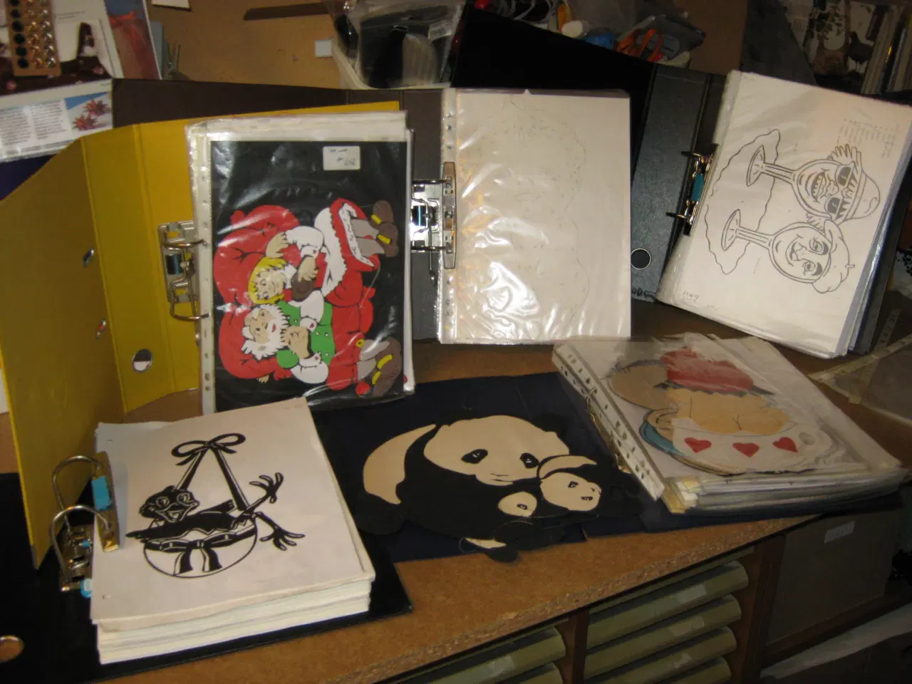 Billede 5 - Papirklip. 5 store A 4 mapper