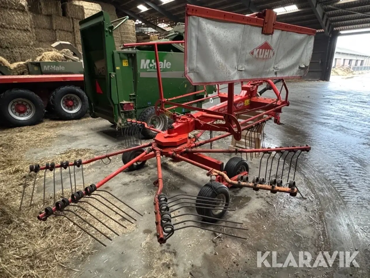 Billede 2 - Halmrive Kuhn GA 4121 GM Mast Erdriver