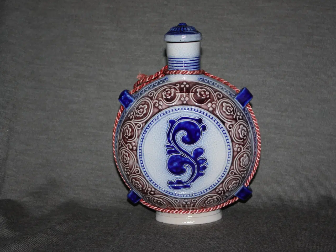 Billede 2 - Flaske i keramik højde 19,5 cm