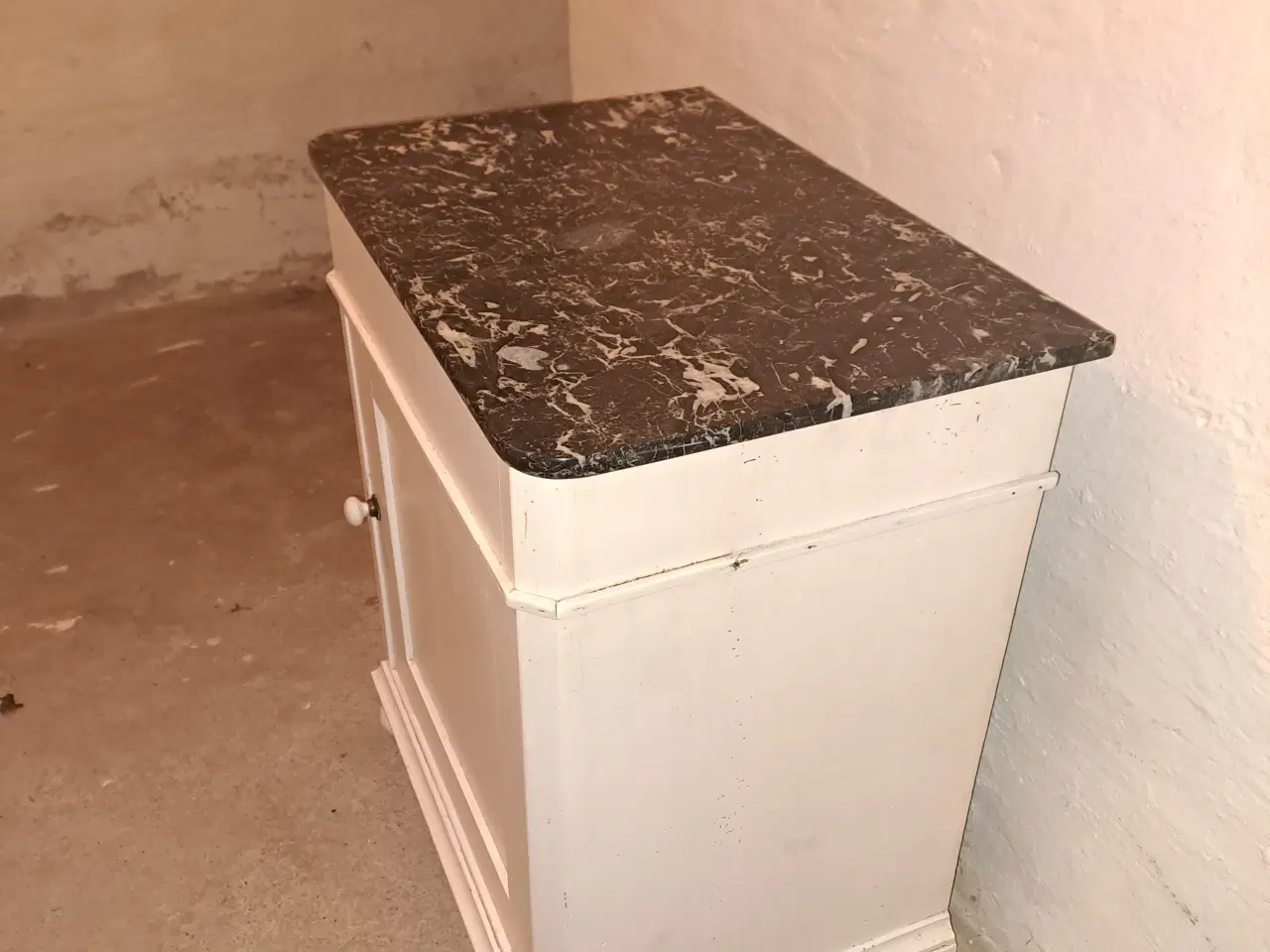 Billede 2 - Servante med marmor plade.