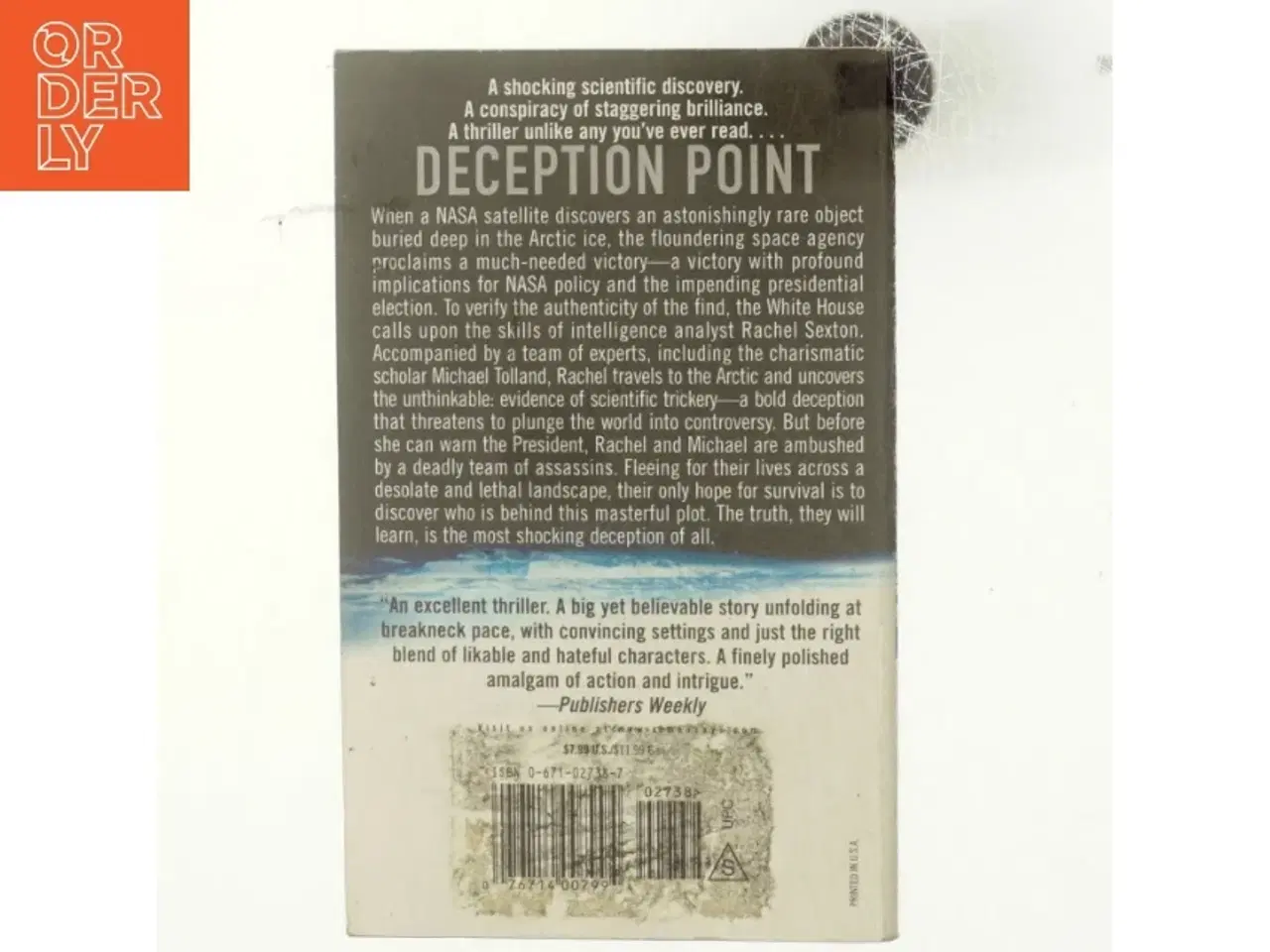 Billede 3 - Deception point af Dan Brown