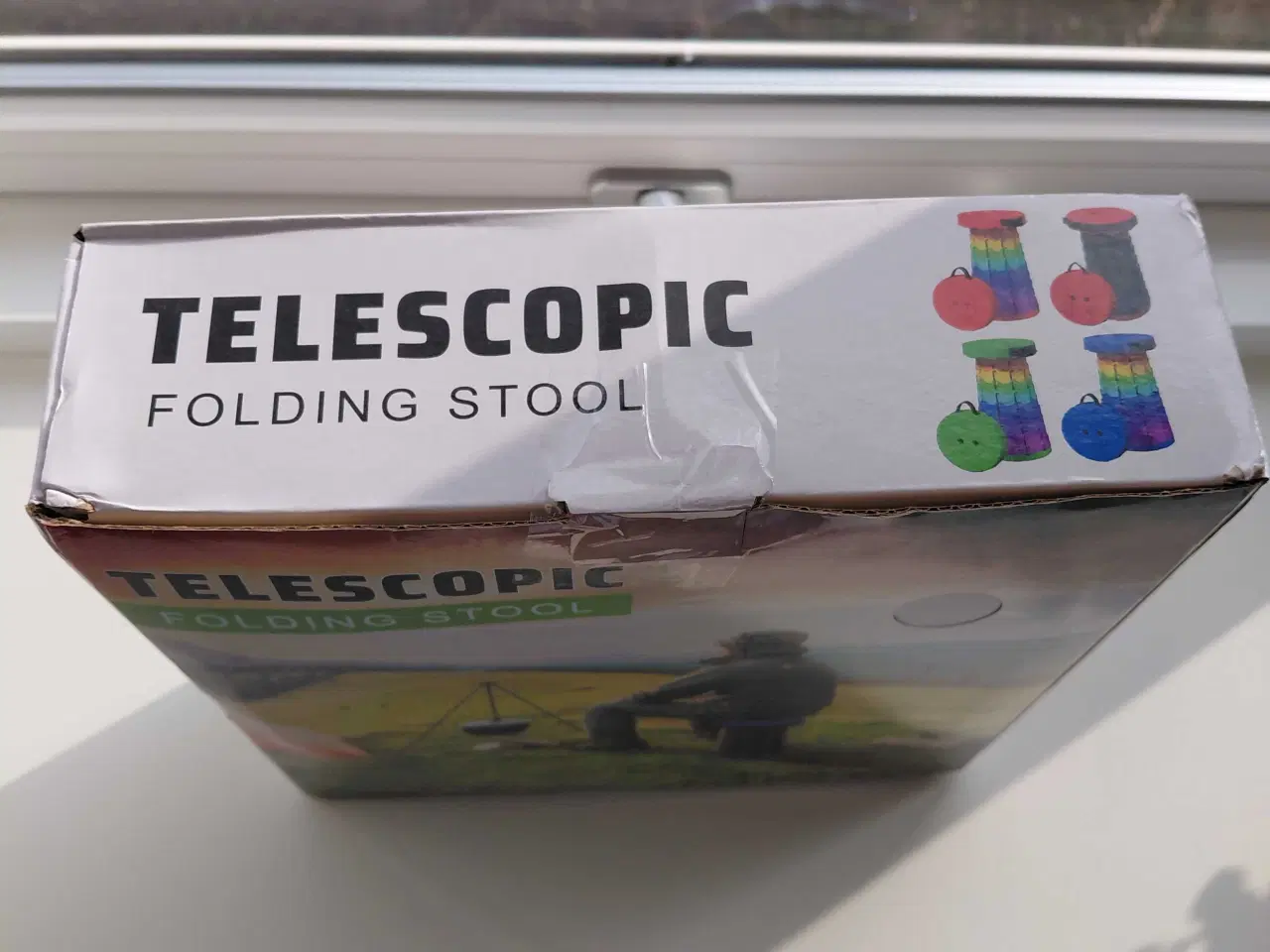 Billede 2 - Teleskop-taburet, sort – Ny og ubrugt