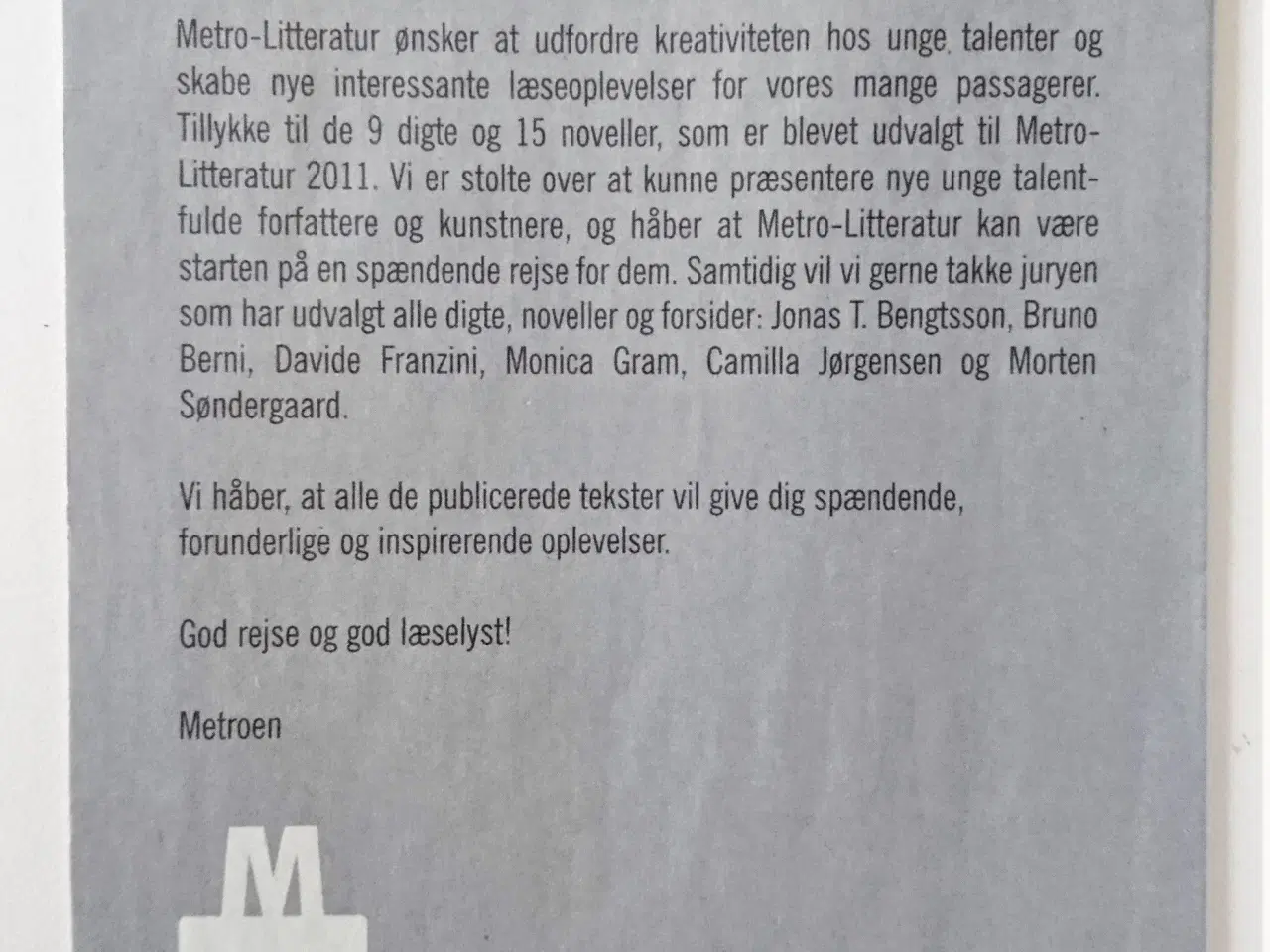 Billede 2 - Metro-Litteratur 2011 (13 hæfter)