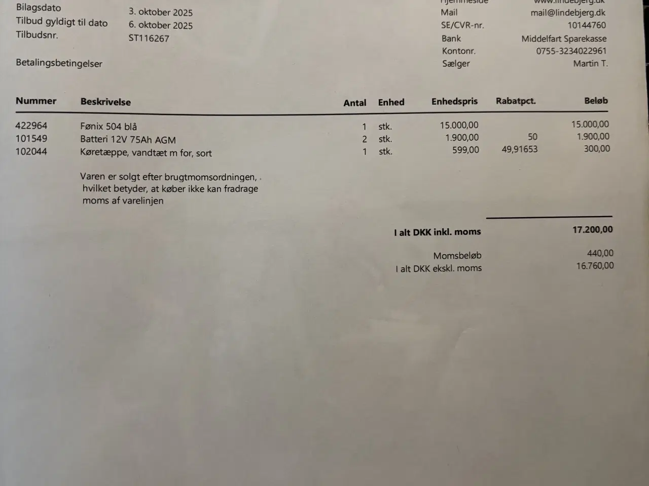 Billede 10 - Fønix 504 elscooter blå