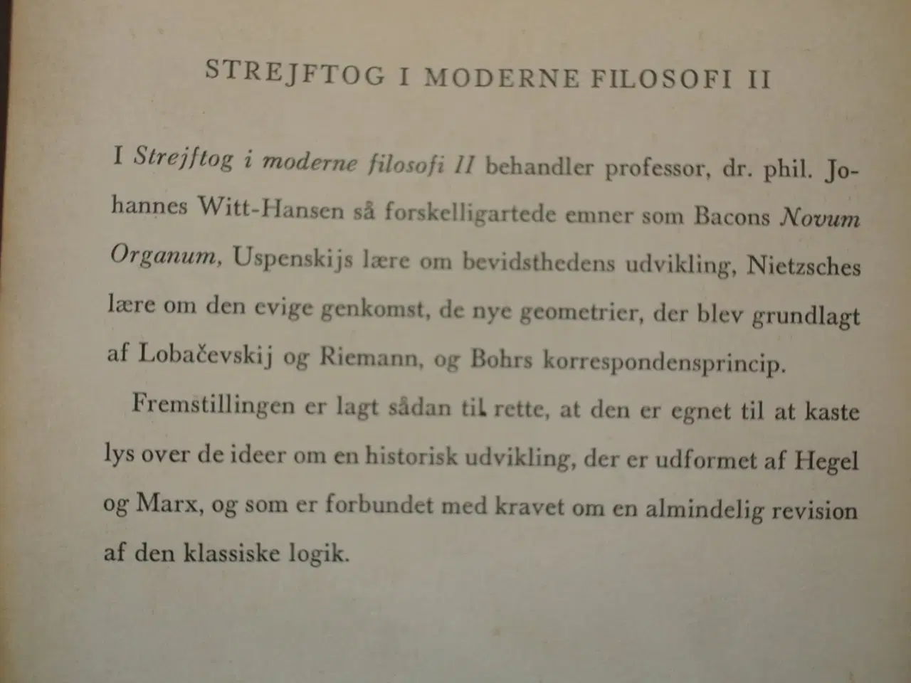 Billede 5 - strejftog i moderne filosofi 1-2, af johannes witt
