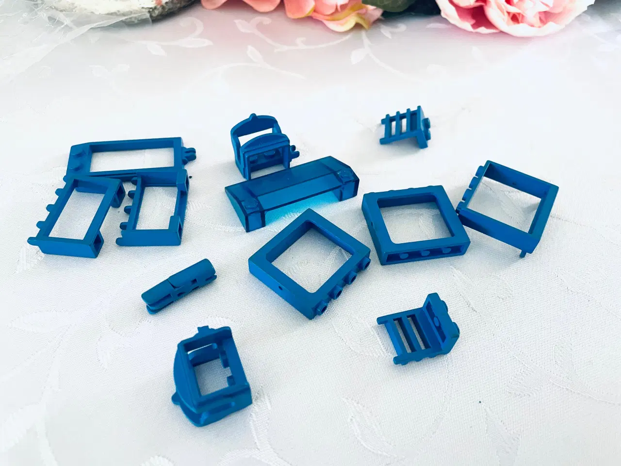Billede 1 - Blå blandet Lego 
