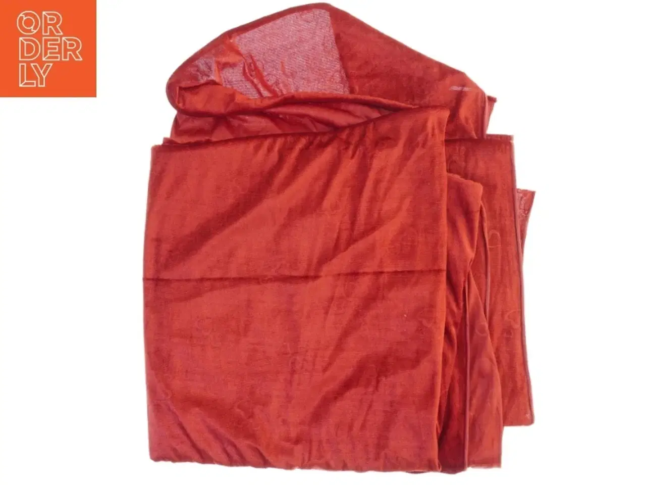 Billede 4 - Rødt nervøs velour (str. 300 x, 154 cm)