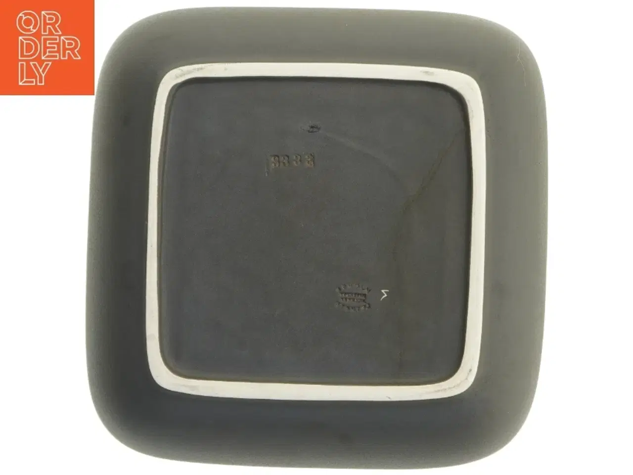 Billede 3 - Blå keramisk fad fra Søholm Stentøj (str. 27,5x27,5 cm)