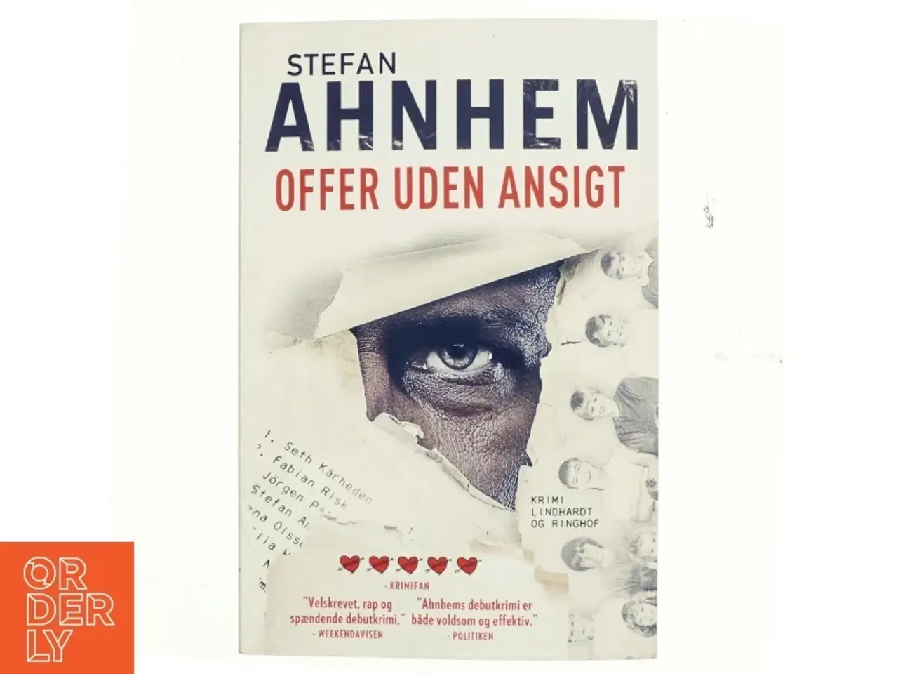 Billede 1 - Offer uden ansigt af Stefan Ahnhem (Bog)