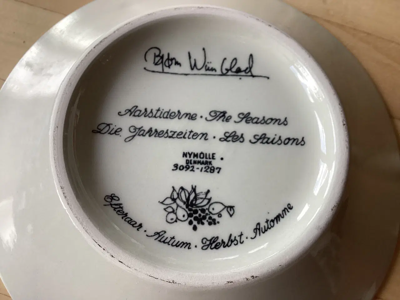 Billede 10 - Bjørn Wiinblad kop- efterår- Årstiderne 