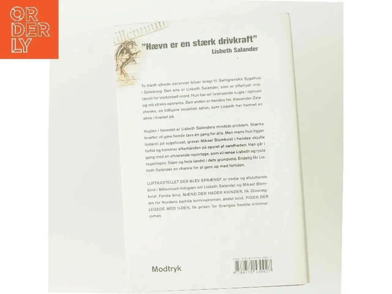 Billede 3 - Luftkastelletderblevsprngt Stir up a Hornets' Nest of Girl. Shi Dige Larsen. the Danish Original. Hardcover](chinese Edition) af Stieg Larsson (Bo