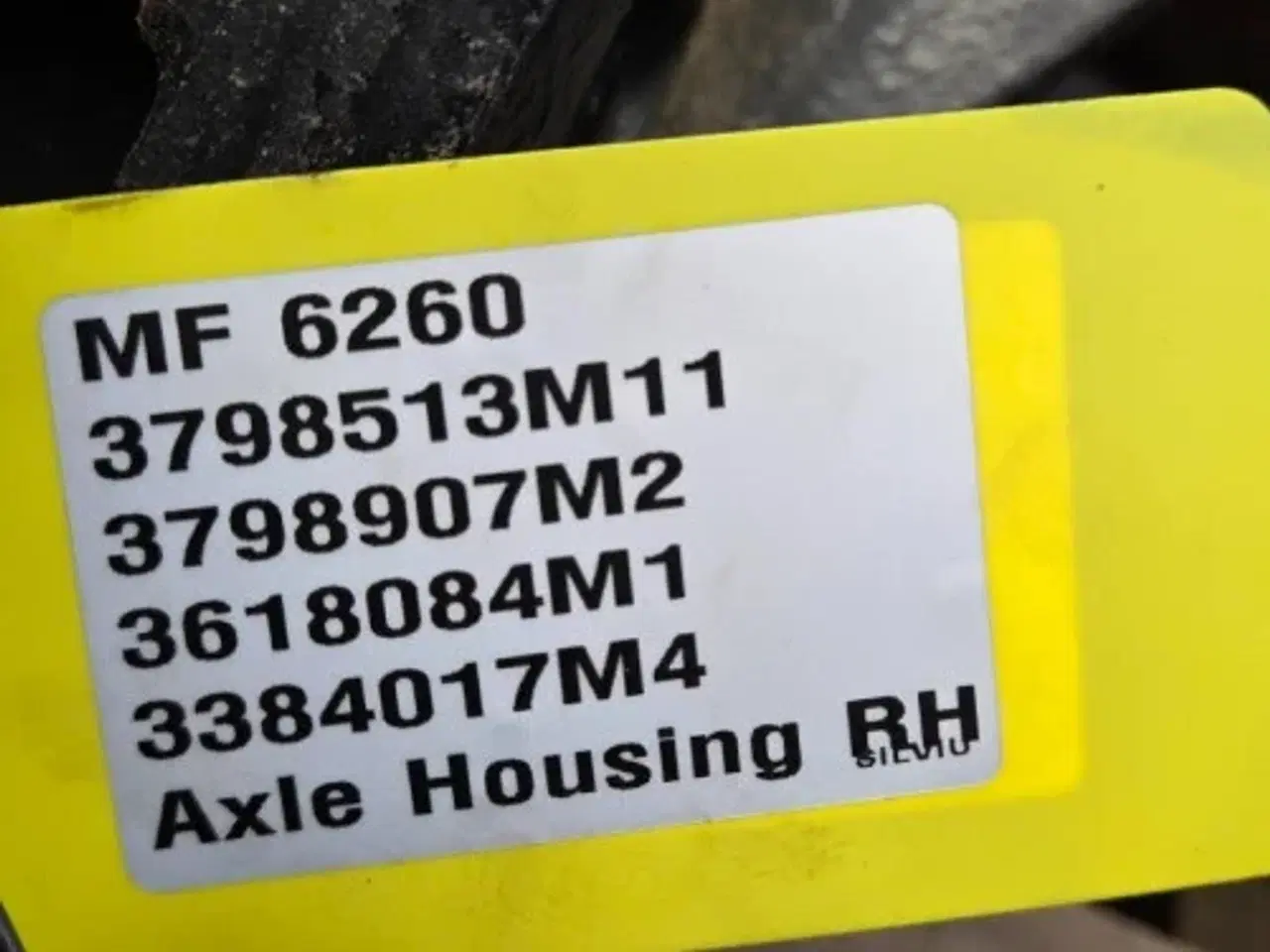 Billede 9 - Massey Ferguson 6260 Lår R.  3798513M11