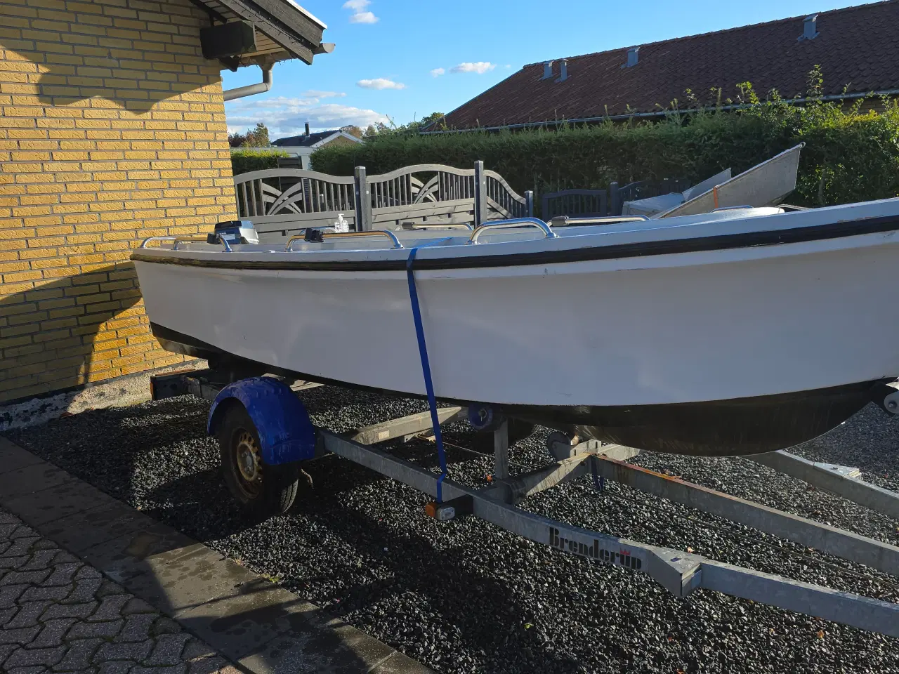 Billede 3 - Kegnæs 470 HE m/ 25 Yamaha 2t som ny og def. trail