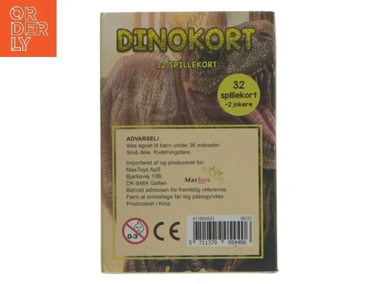 Billede 2 - Dinosaur spillekort fra Max Toys (str. 10x7 cm)