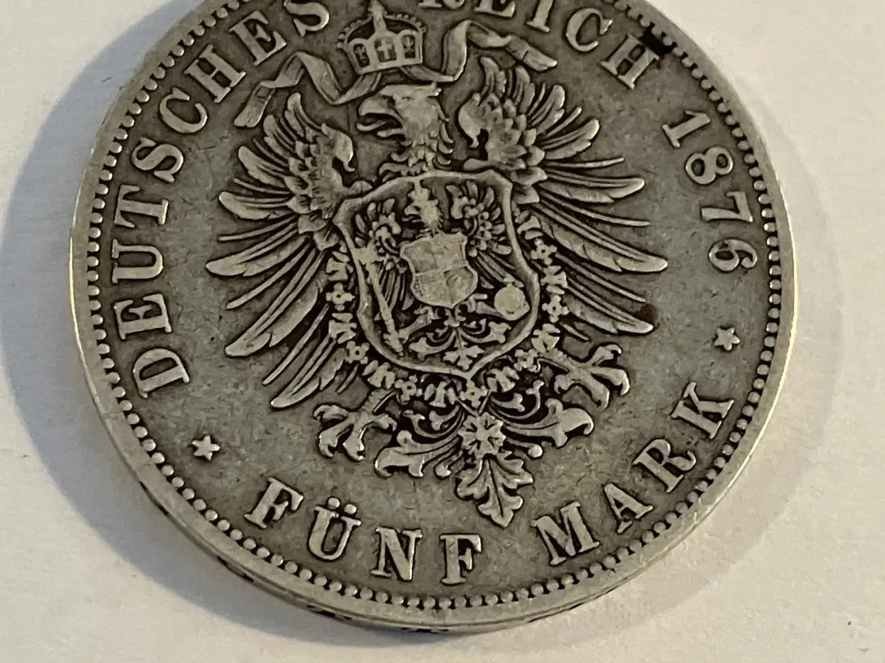 Billede 1 - Funf Mark 1876 A Germany