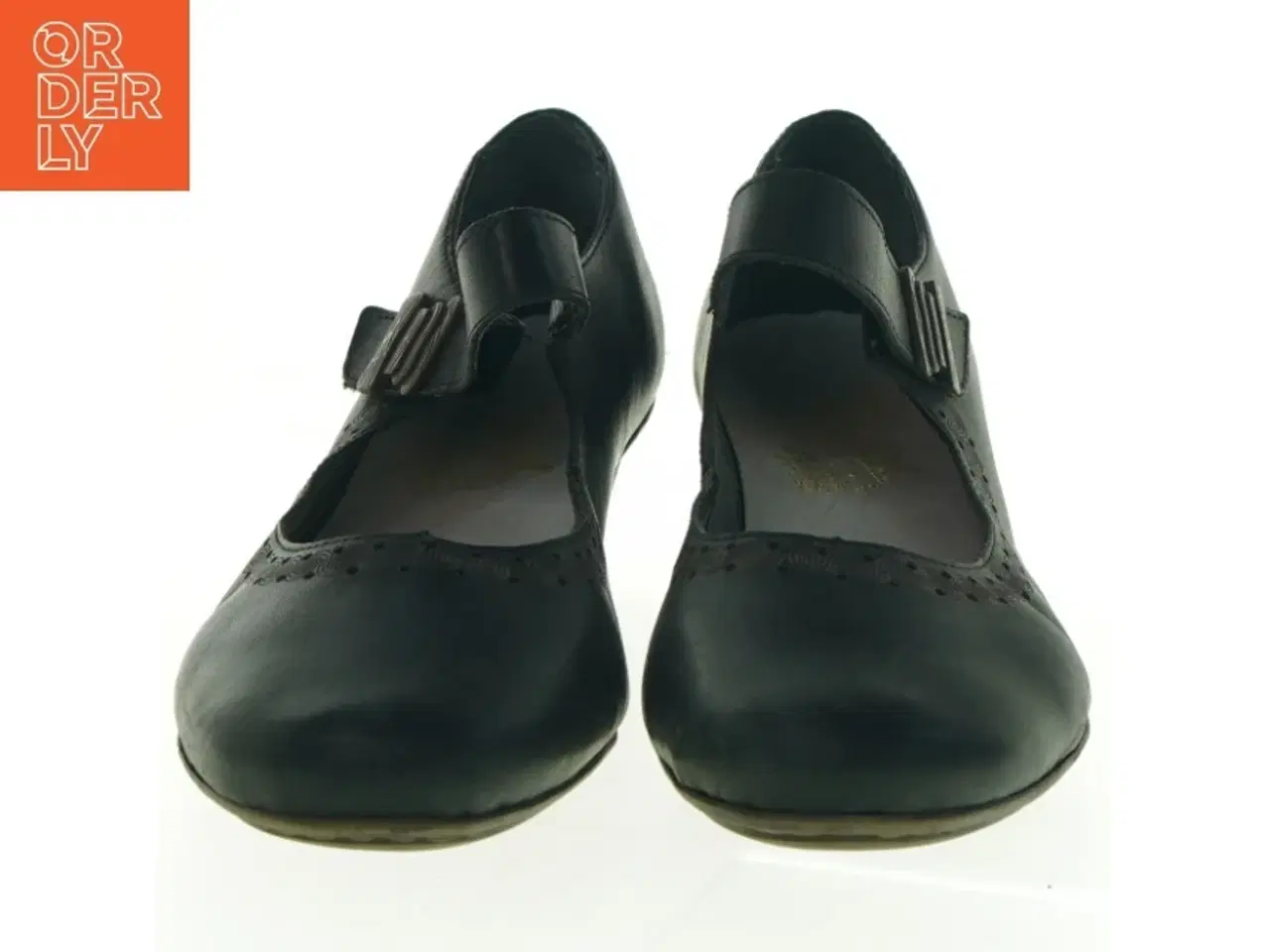 Billede 8 - Sorte damesko med hæl fra Rieker (str. 39)