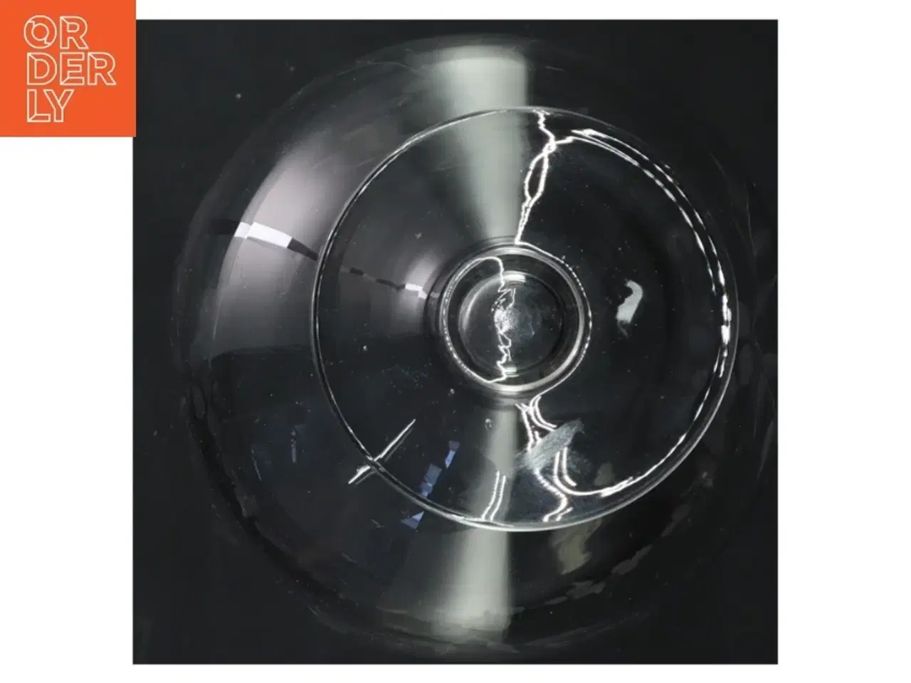 Billede 4 - Glasvase med mønster (str. 21x13 cm)