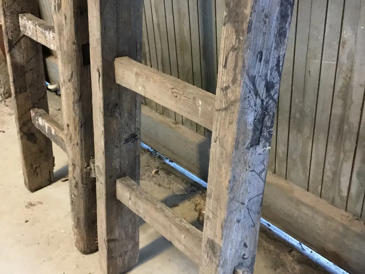 Billede 2 - Gamle træstiger