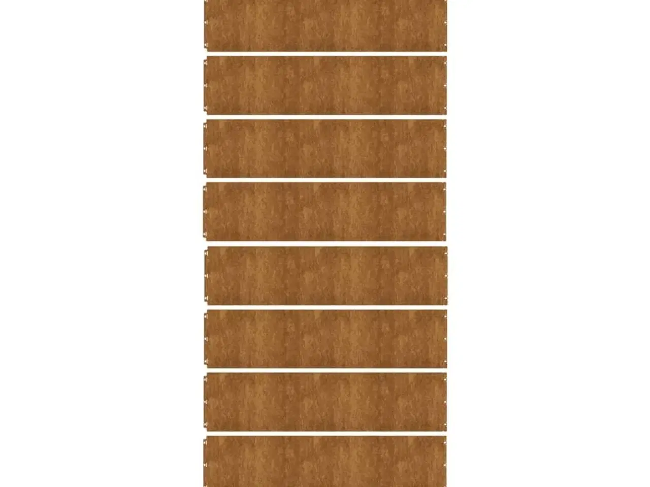 Billede 4 - Plænekanter 10 stk. 25x103 cm fleksibel cortenstål