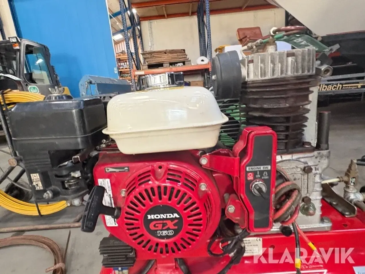 Billede 10 - Kompressor med Honda motor Reno Honda GX160