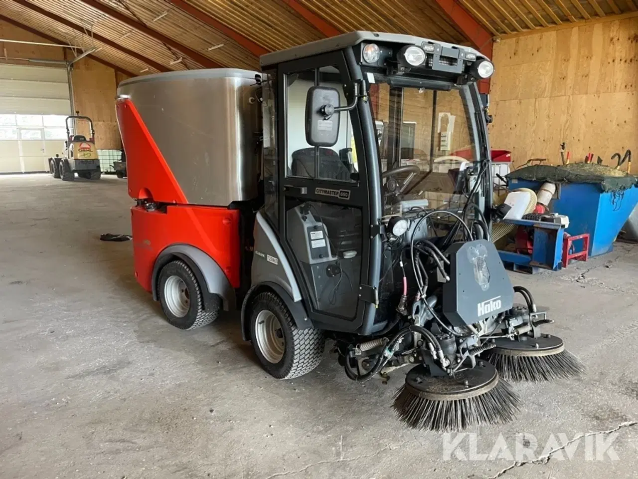 Billede 3 - Fejesuge maskine Hako Citymaster 650 med saltlagespreder