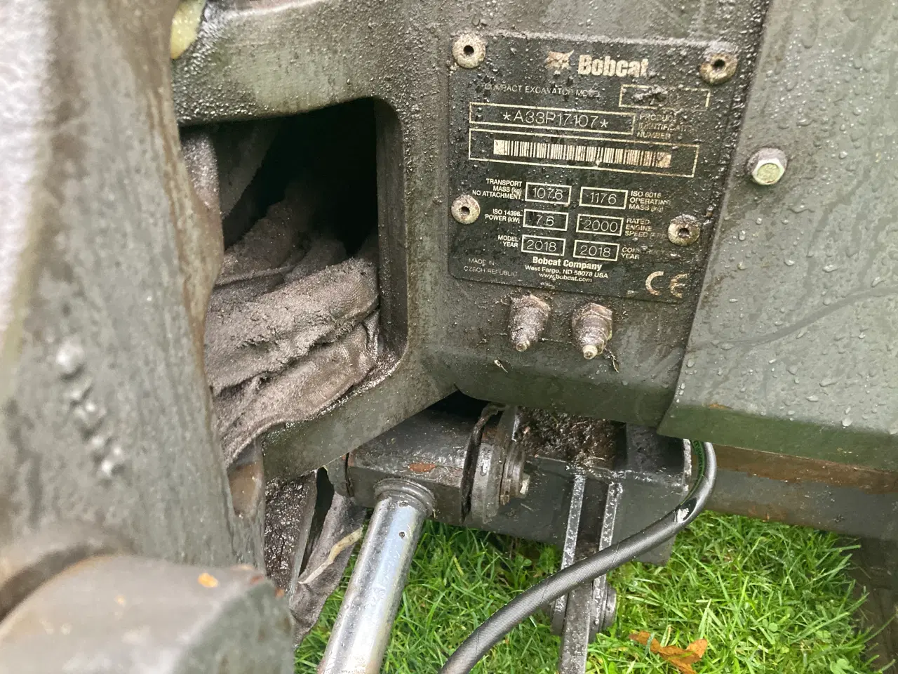 Billede 5 - Bobcat E10.  1200kg. Årgang 2018. 1000timer 