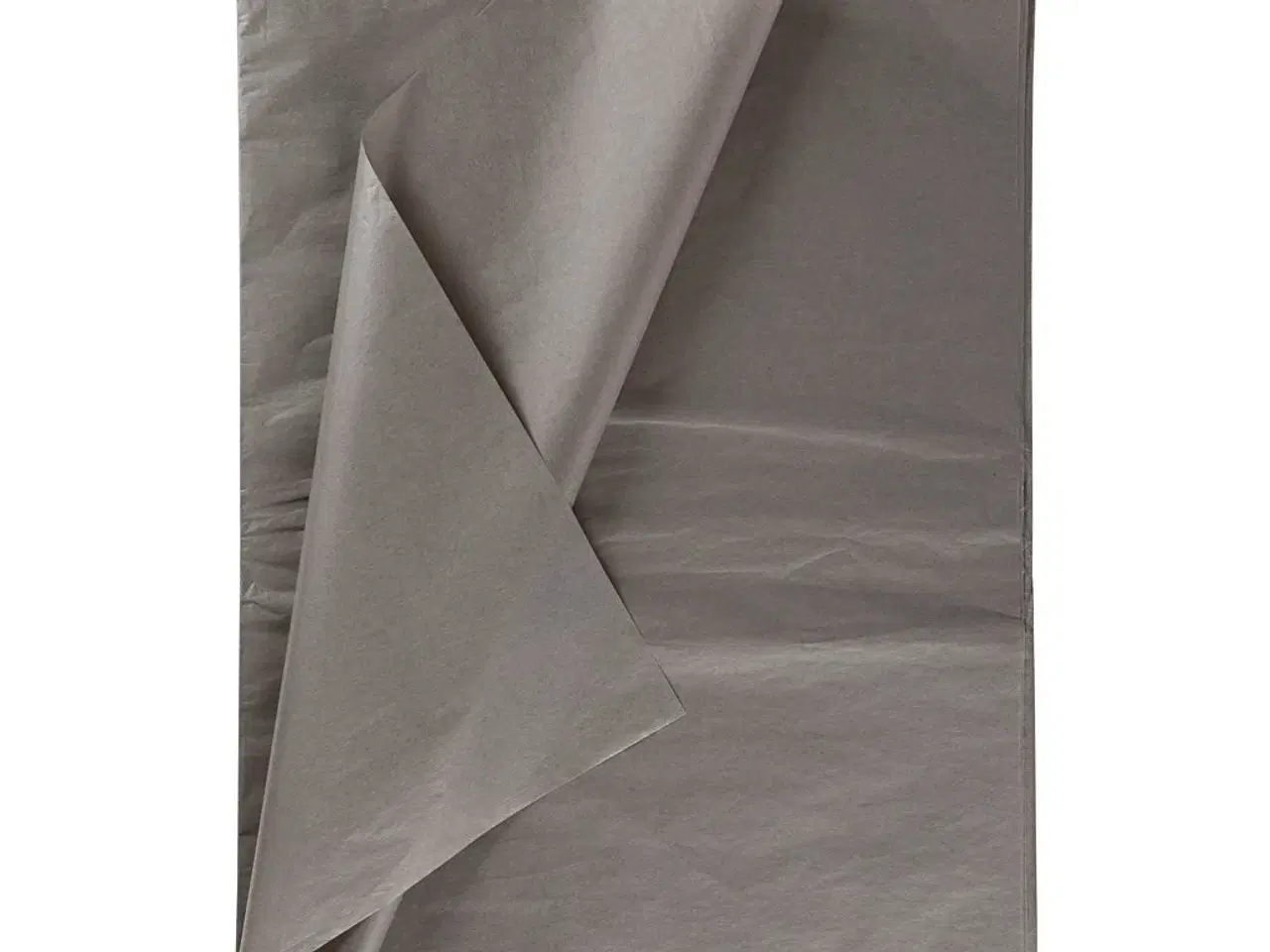 Billede 1 - Silkepapir, ark 50x70 cm, 14 g, mørk grå, 10ark/ 1 pk.