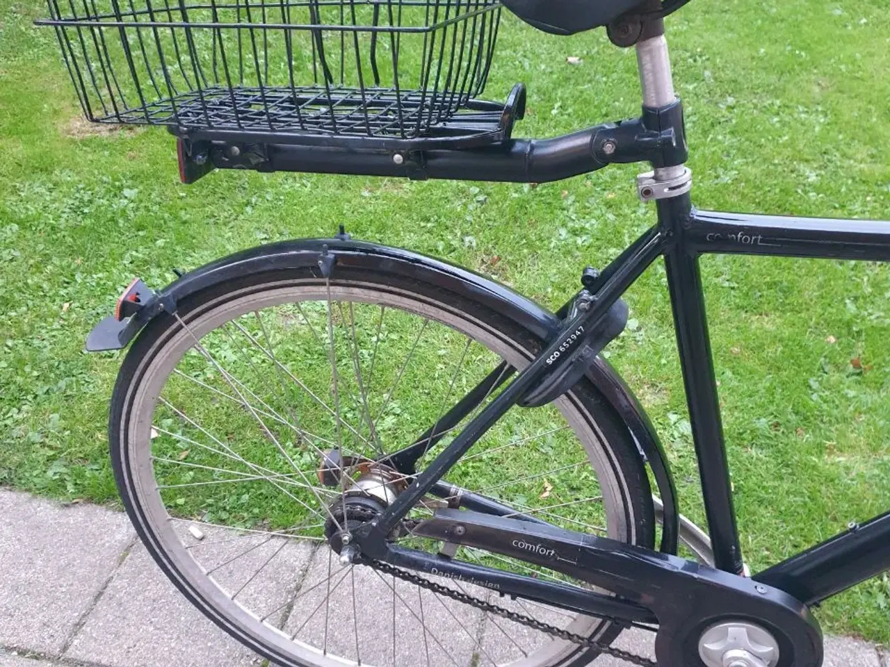 Billede 3 - SCO herrecykel med kurv, 7 gear, stel 56 cm