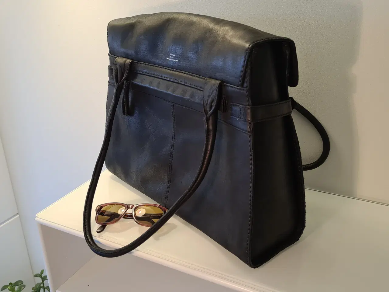 Billede 2 - Belsac lædertaske, sort