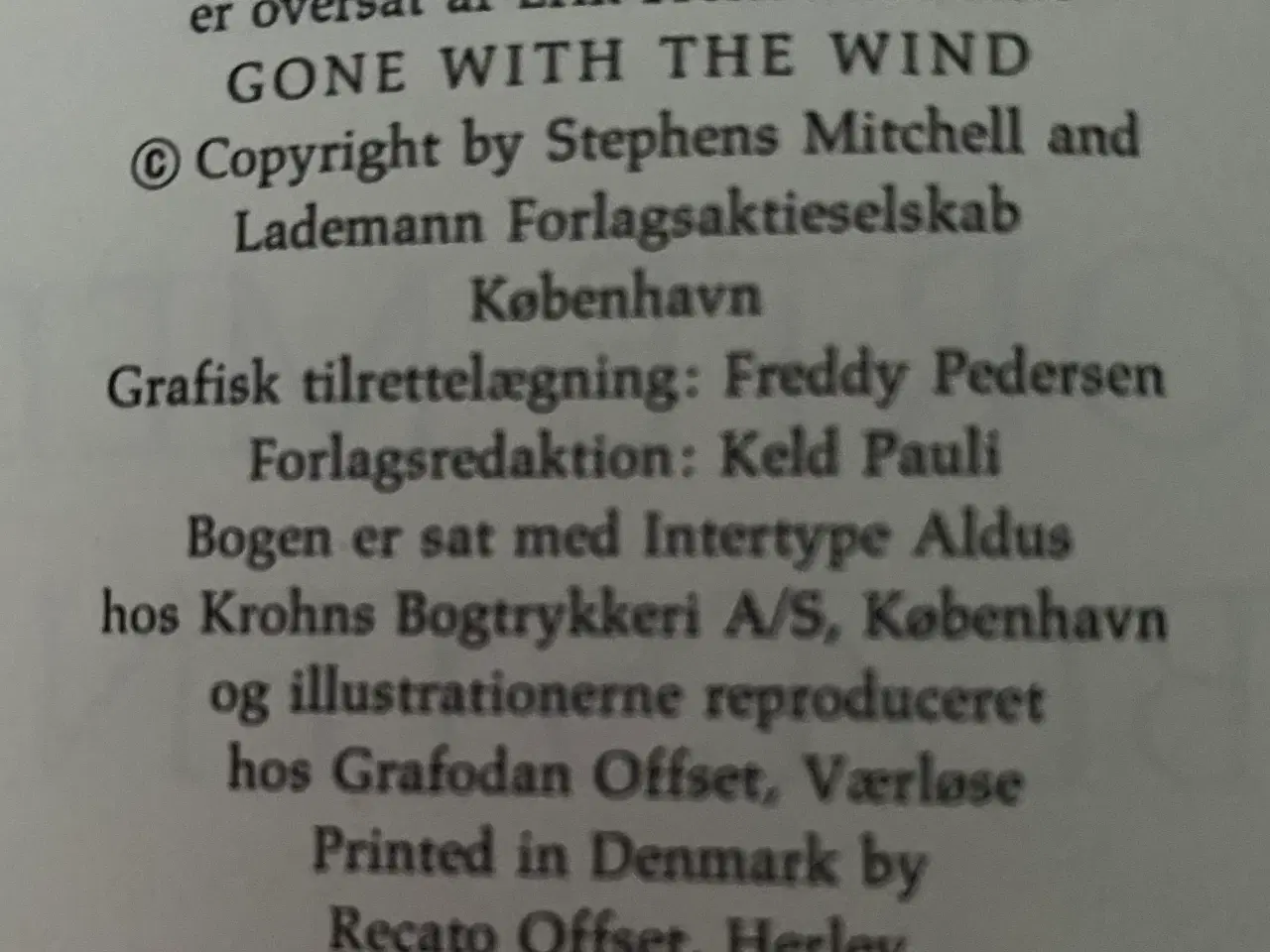 Billede 5 - Borte med blæsten- Margaret Mitchell-4 bind