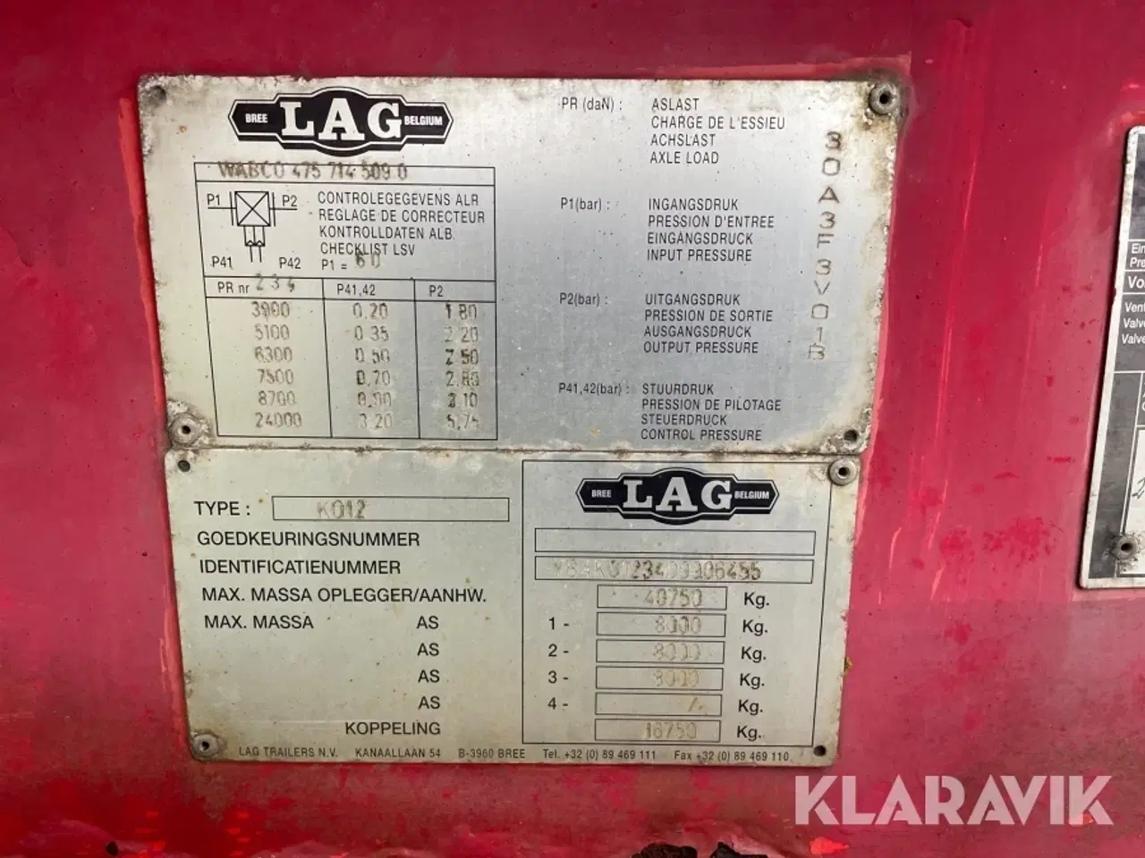 Billede 10 - Tip-Trailer LAG 3-akslet